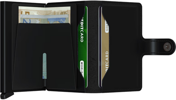SECRID Men's Wallet - Miniwallet Matte - Black