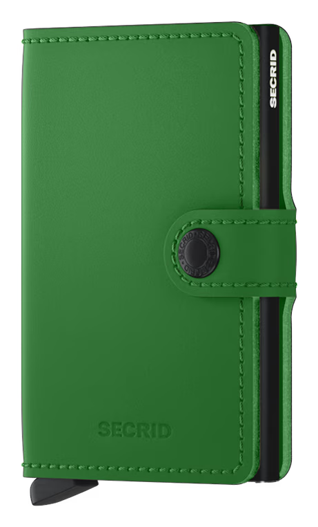 SECRID Men's Wallet - Miniwallet Matte - Green