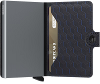 SECRID Men's Wallet - Miniwallet Optical - Black/Titanium