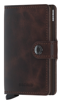 SECRID Men's Wallet - Miniwallet Vintage - Chocolate