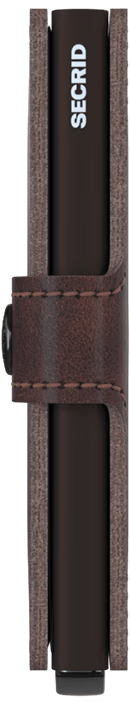 SECRID Men's Wallet - Miniwallet Vintage - Chocolate