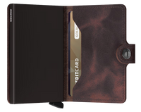 SECRID Men's Wallet - Miniwallet Vintage - Chocolate