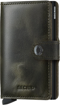 SECRID Men's Wallet - Miniwallet Vintage - Olive/Black
