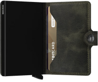 SECRID Men's Wallet - Miniwallet Vintage - Olive/Black