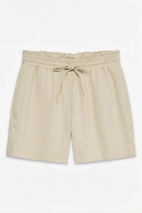 VERO MODA MyMilo Paperbag Wide Leg Shorts - Stone