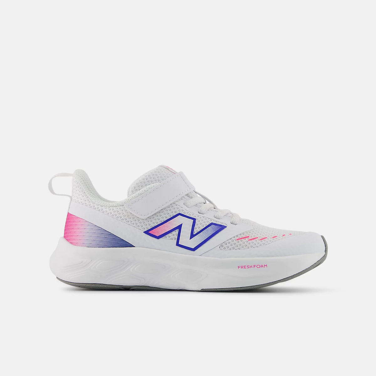 NEW BALANCE Girl's Fresh Foam 625 Hook & Loop Shoes - White | P62559Q