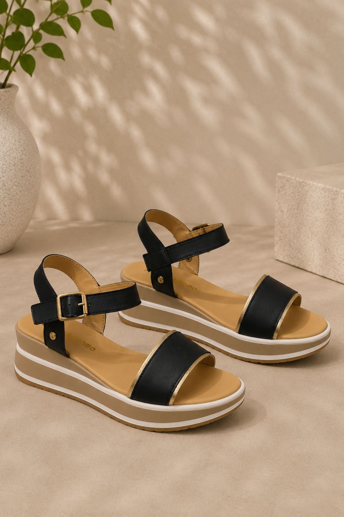 PATRIZIO COMO Alatri Two-tone Sandal - Navy