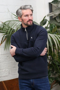 KENROW Pheonix Half Zip Sweatshirt - Navy