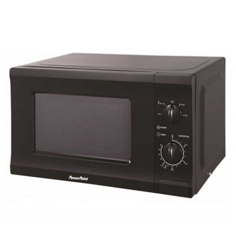 POWERPOINT 700 Watt 20 Litre Microwave- Black