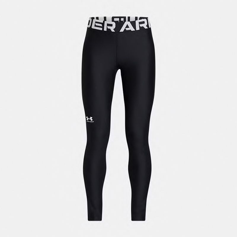 UNDER ARMOUR Girl's HeatGear Leggings - Black