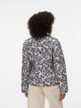 VERO MODA Clara Jacket - Navy Floral