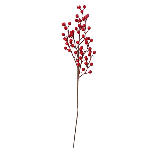 WGP Red Berry Branch 60cm