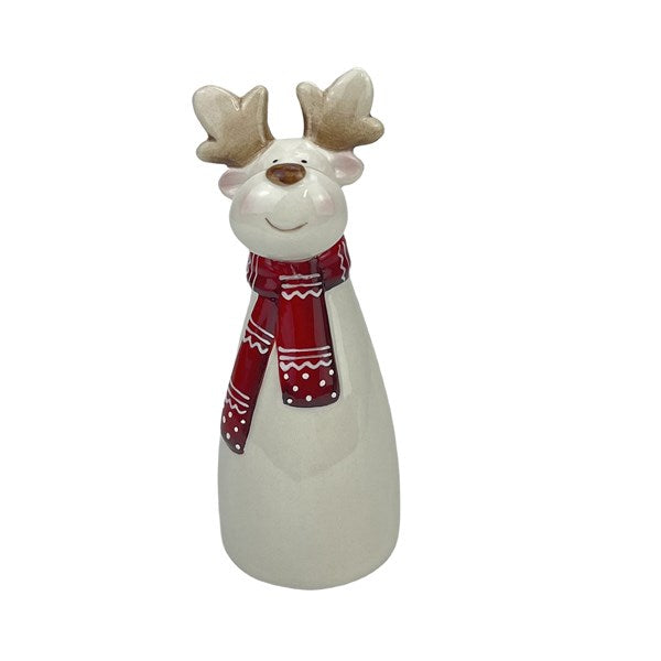 STRAITS Reindeer with Scarf Christmas Figurine 16cm