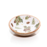 LANGS Evergreen Fir & Pinecone Mango Wood Bowl 25cm