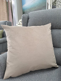 FULLSHIRE Pisa Textured Cushion - Biscuit 55x55cm