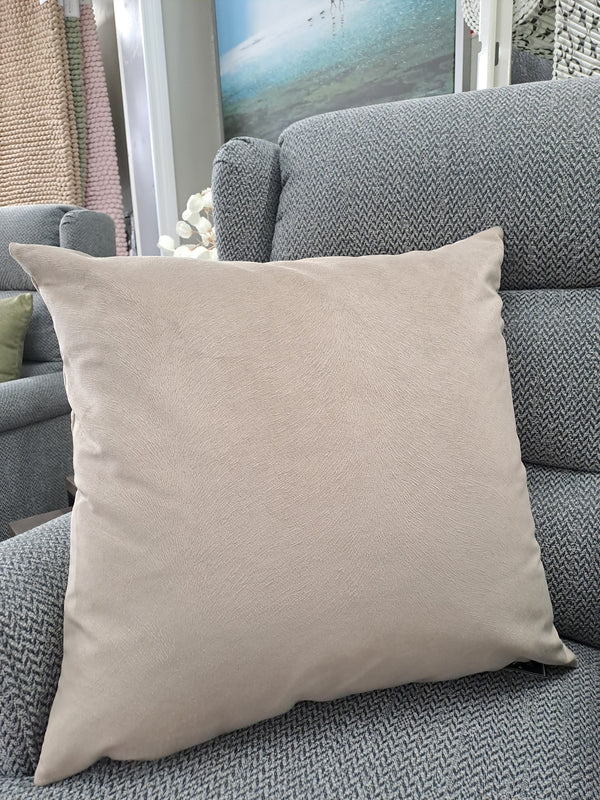 FULLSHIRE Pisa Textured Cushion - Biscuit 55x55cm