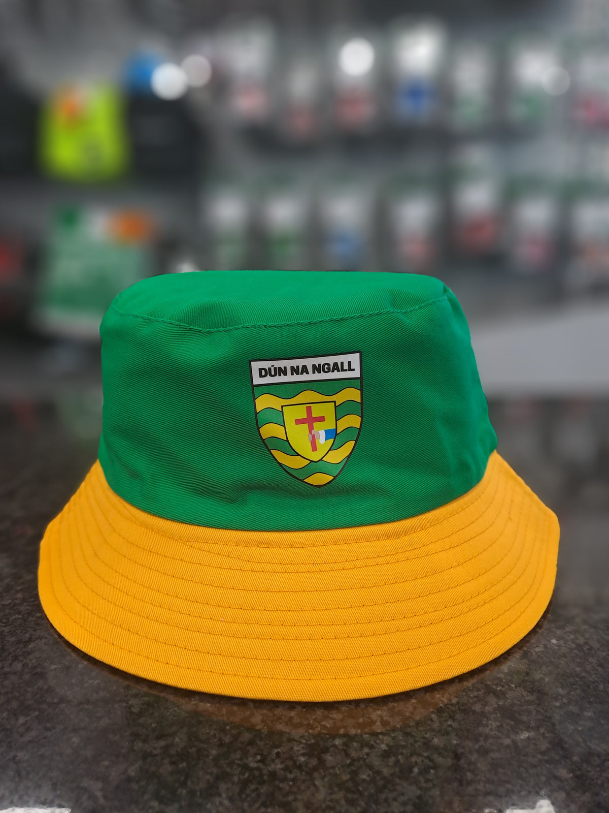 Donegal GAA Bucket Hat - Yellow/Green