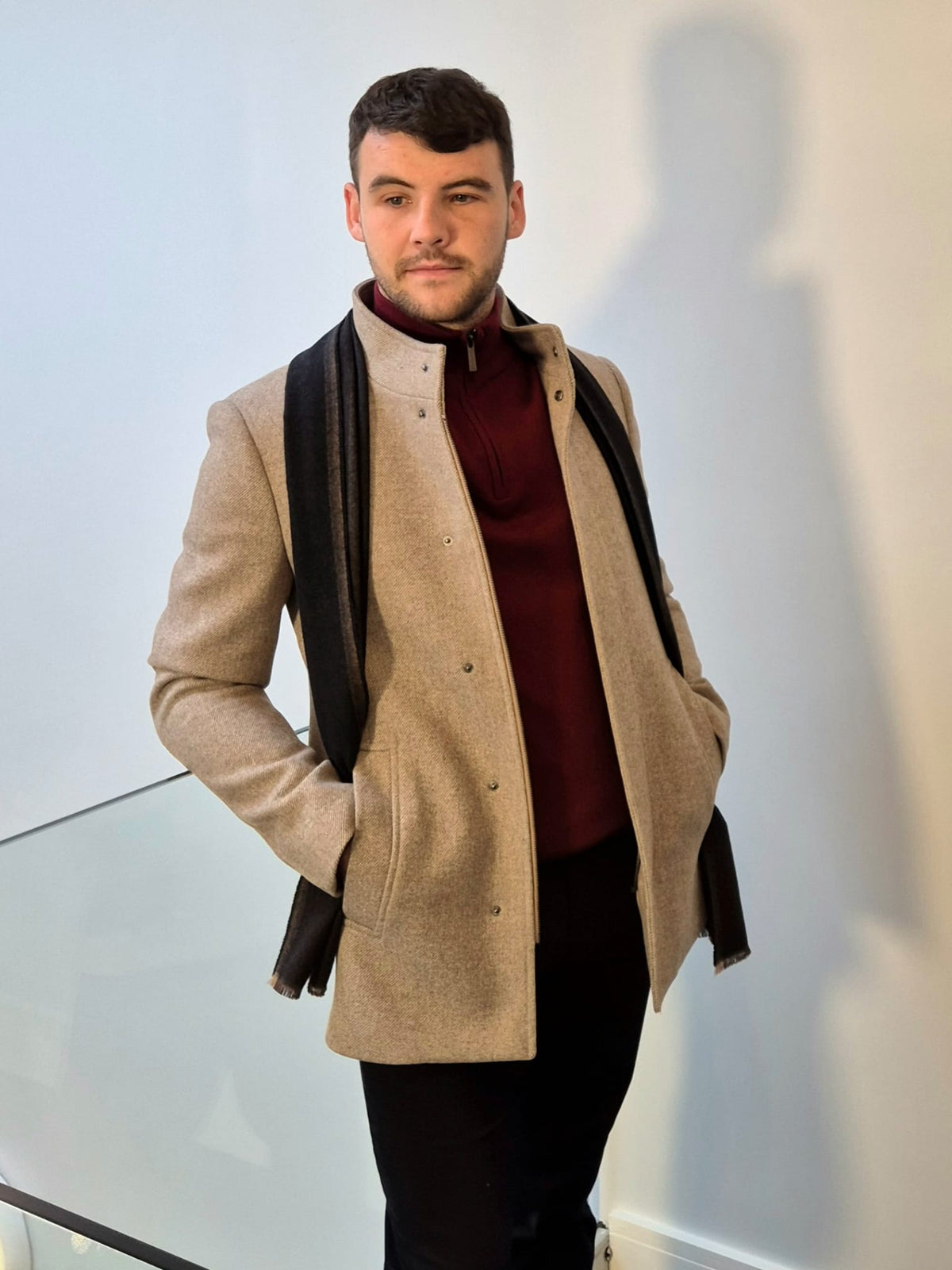 BOWE TAILORING Merrick Over Coat - Tan