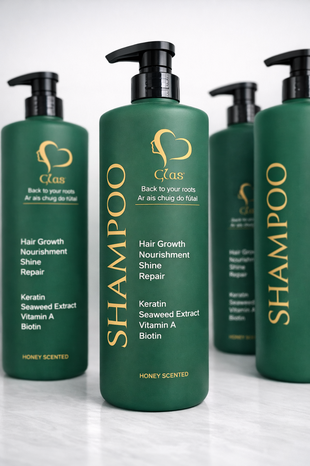 GLAS HAIR CARE Large Hair Growth, Shine and Repair Shampoo 1L