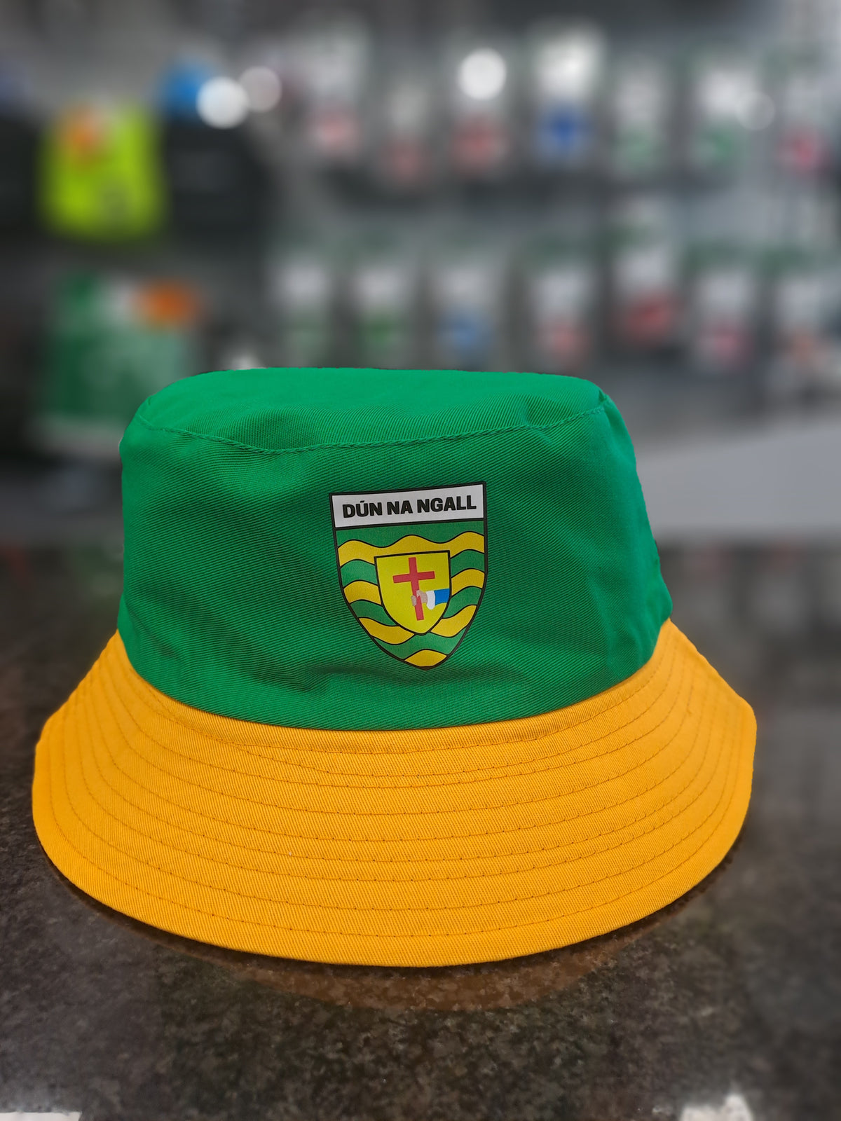 Donegal GAA Bucket Hat - Yellow/Green
