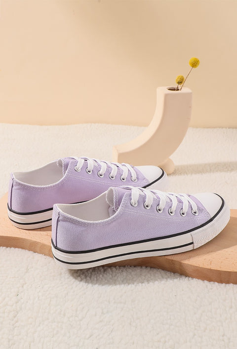 COPE CLOTHING : Canvas Trainer - Lilac