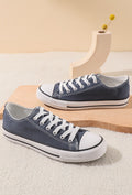 COPE CLOTHING : Canvas Trainer - Petrol Blue