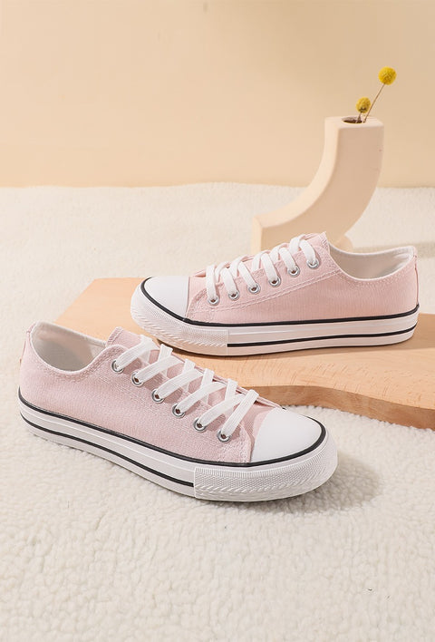 COPE CLOTHING : Canvas Trainer - Rose