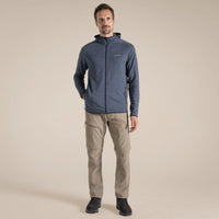 CRAGHOPPERS Men's NosiLife Deft Full Zip Hooded Top - Navy
