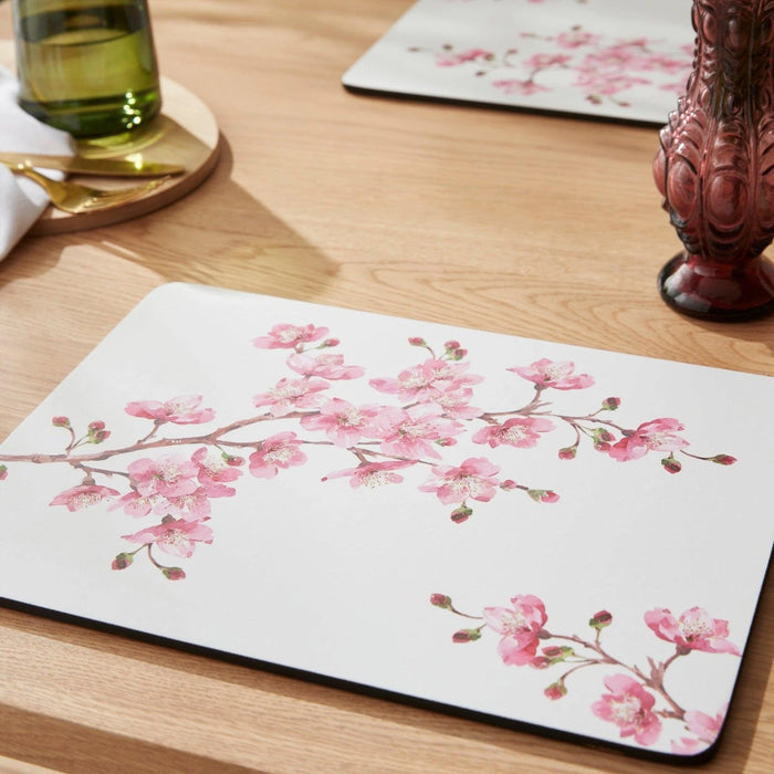 PIMPERNEL Pink Blossom - Set of 6 Placemats