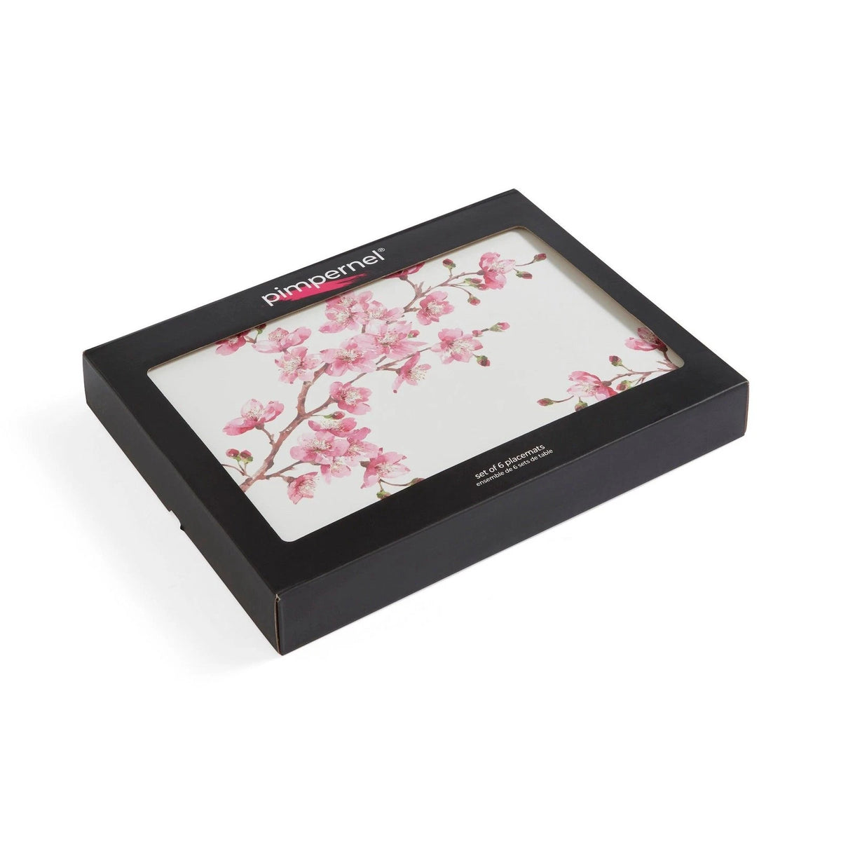 PIMPERNEL Pink Blossom - Set of 6 Placemats