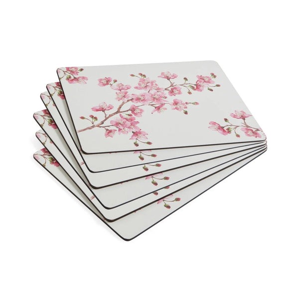 PIMPERNEL Pink Blossom - Set of 6 Placemats