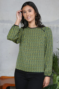 RANT & RAVE Sade Blouse - Lime