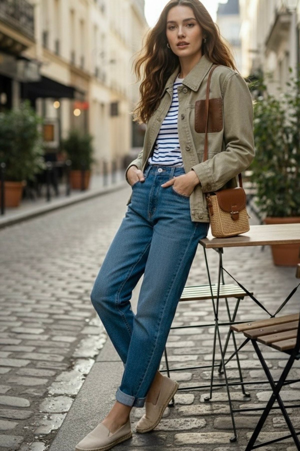 COPE CLOTHING Safari Denim Jacket - Khaki