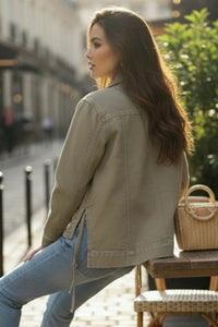 COPE CLOTHING Safari Denim Jacket - Khaki