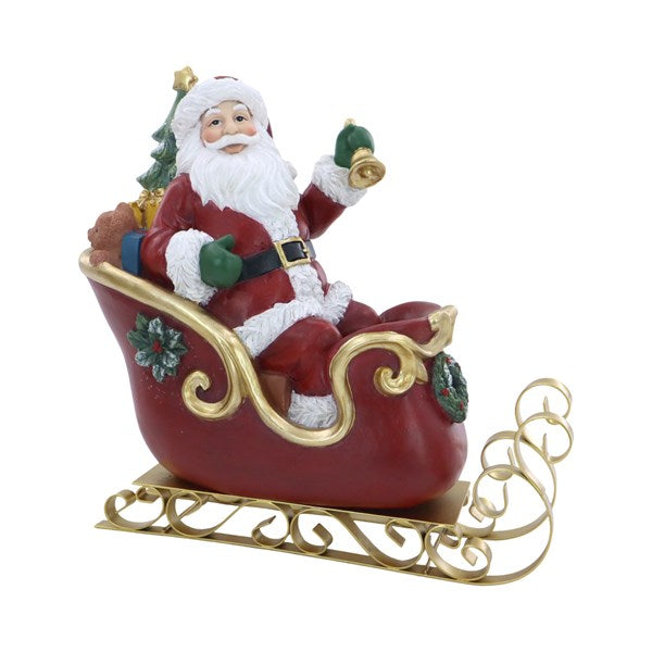 STRAITS Santa in Sleigh Christmas Ornament 25x23cm
