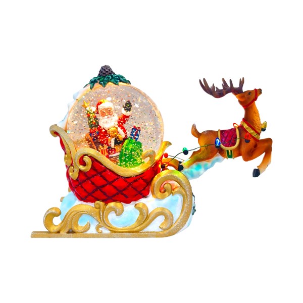 STRAITS Santa Sleigh Spinner - 29.5cm