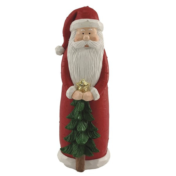 STRAITS Santa with Christmas Tree Figurine 27cm