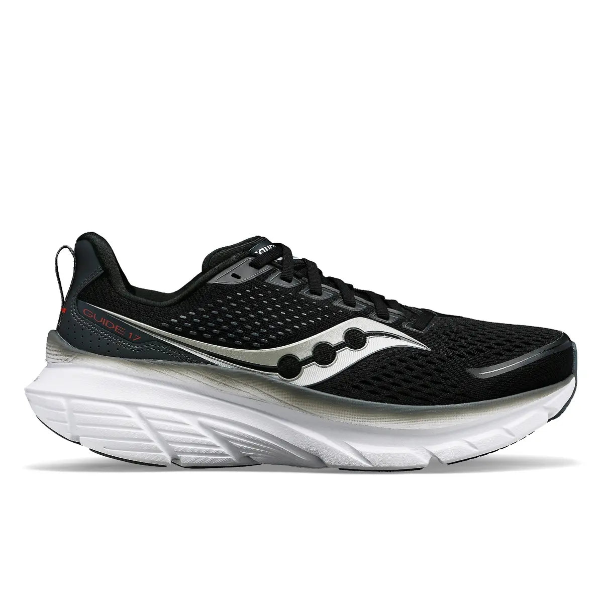 SAUCONY Men's Guide 17 Running Shoes - Black | S20936 - 100