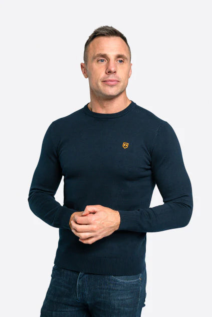 XV KINGS by Tommy Bowe Dawson Crew Neck - Navy