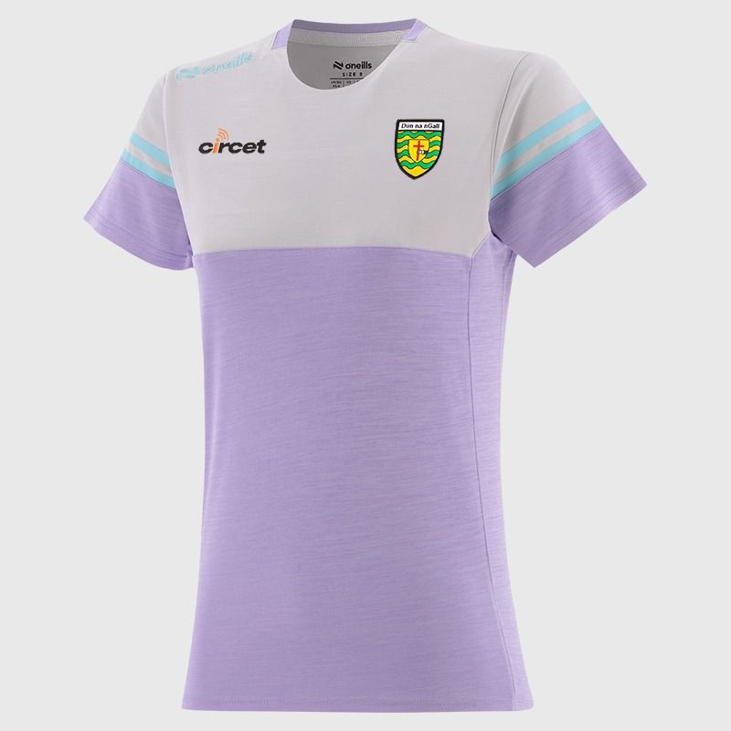 O'NEILLS Donegal GAA Girl's Sedona T-Shirt - Purple