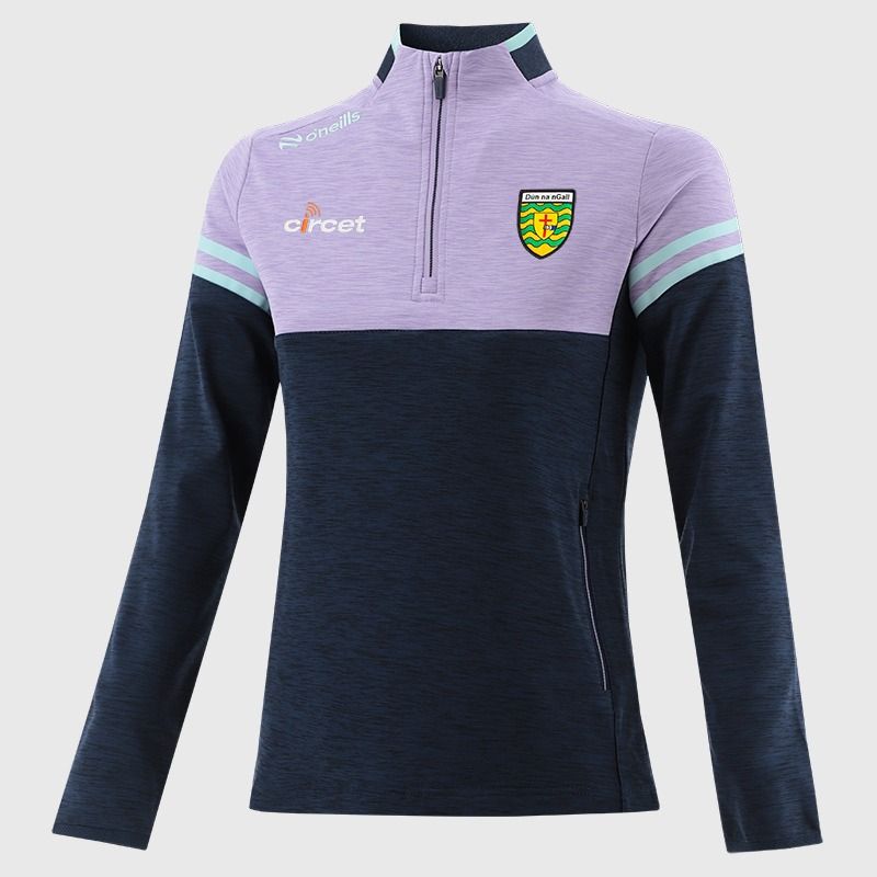 O'NEILLS Donegal GAA Girl's Sedona Half Zip Top - Purple