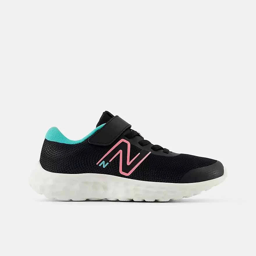 NEW BALANCE Girl's 520v8 Running Shoe - Black | PA520RB8