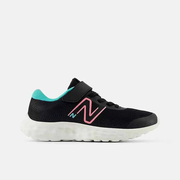 NEW BALANCE Girl's 520v8 Running Shoe - Black | PA520RB8