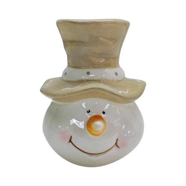 STRAITS Snowman Head Figurine 7x10cm