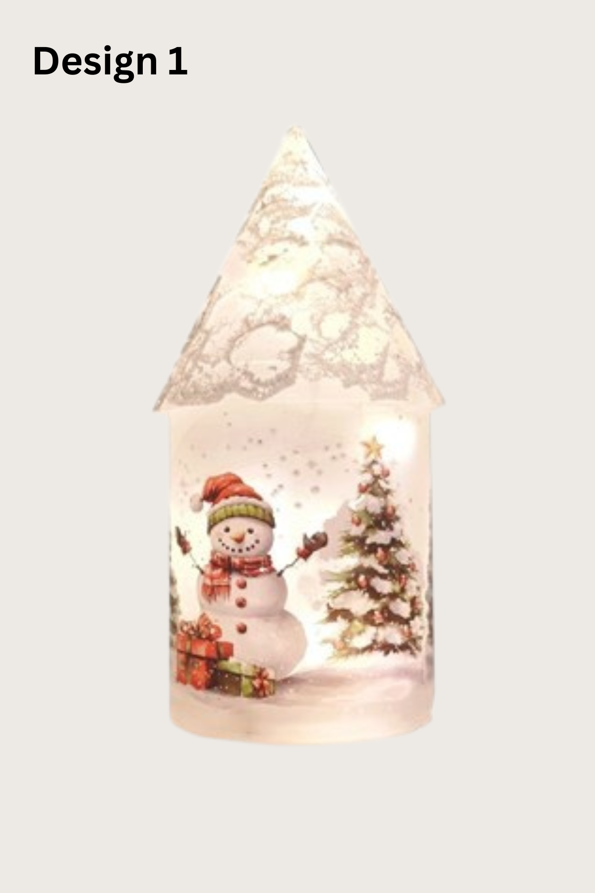 STRAITS Christmas LED Glass House 19cm