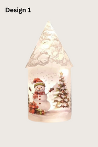 STRAITS Christmas LED Glass House 19cm