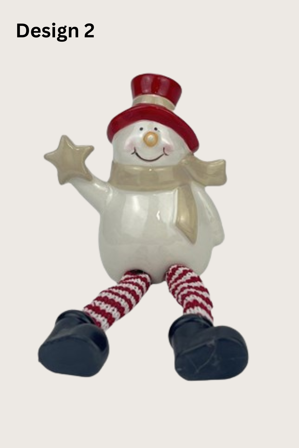 STRAITS Santa Or Snowman Christmas Shelf Sitter 10cm - 1 Piece