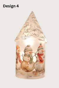 STRAITS Christmas LED Glass House 19cm