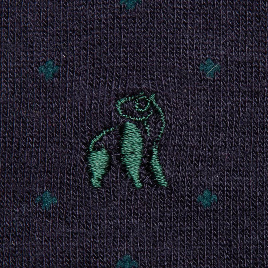 SWOLE PANDA Spotted Sock - Navy