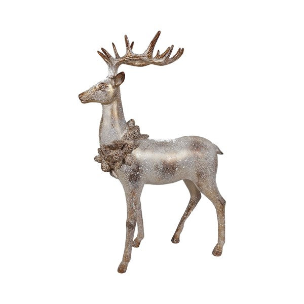 STRAITS Standing Deer Figurine 32x50cm